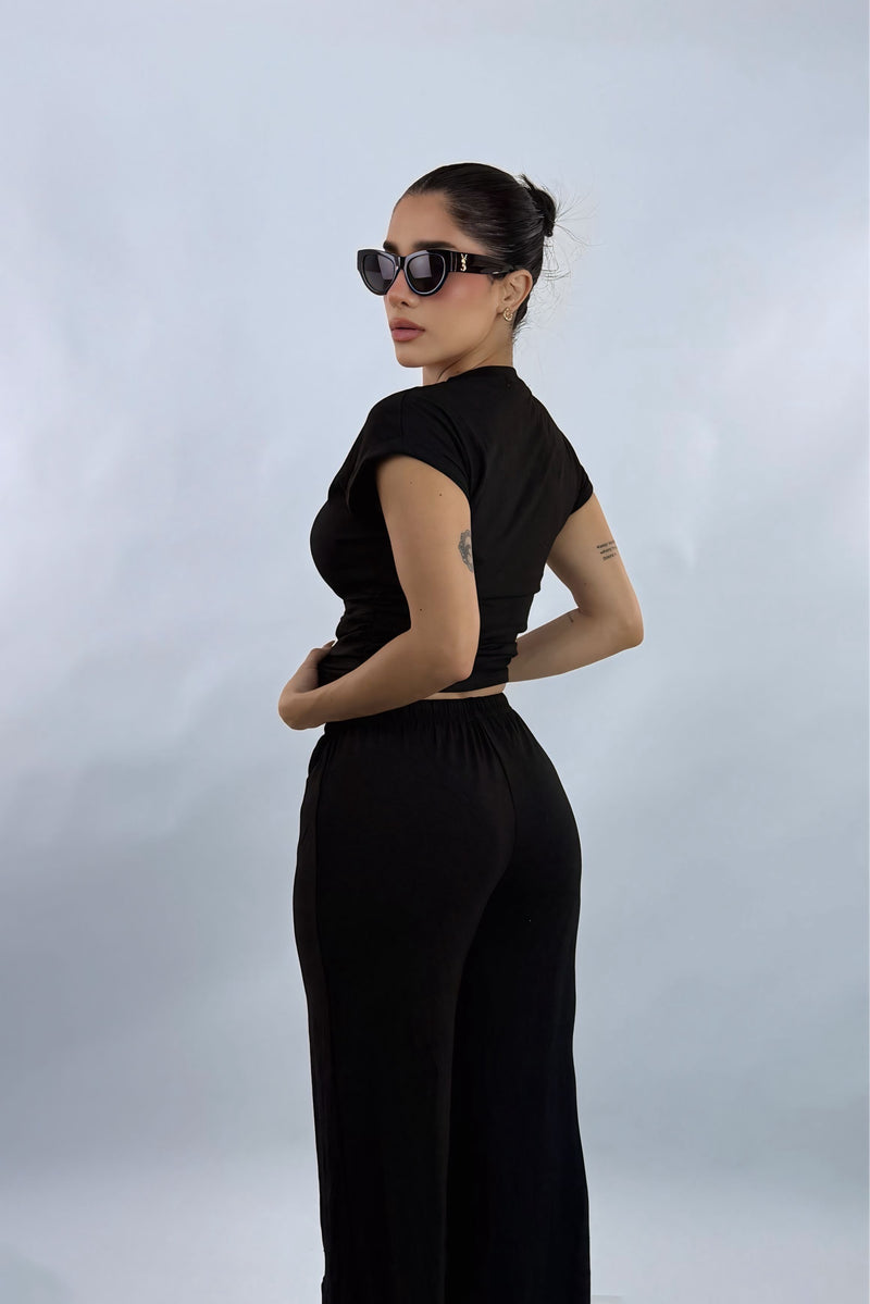 Set Top y Pantalon Negro