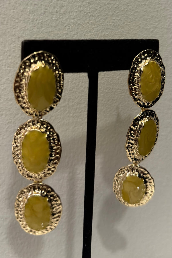 Aretes Moonlight Tears Amarillo
