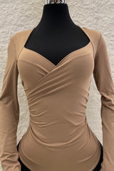 Pantiblusa Manga Larga Beige