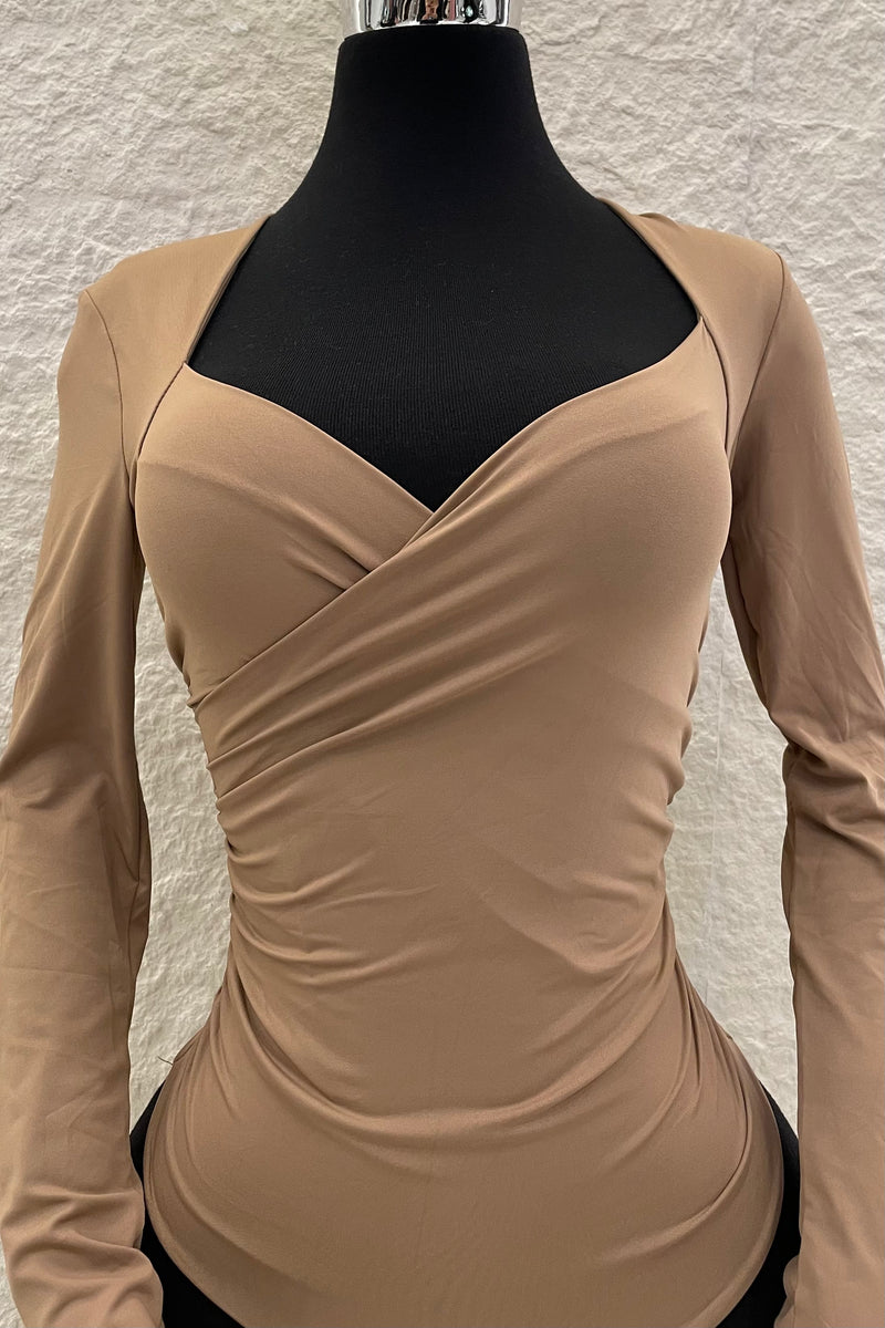 Pantiblusa Manga Larga Beige