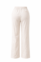 Pantalon Wide Leg Beige