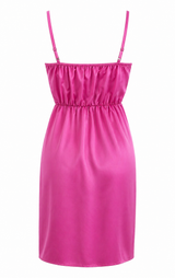 Vestido Satinado Anudado