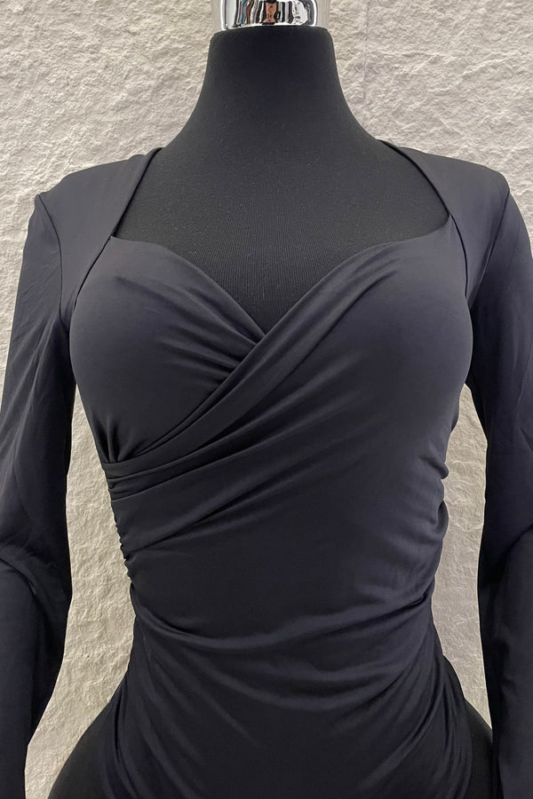 Pantiblusa Manga Larga Negro