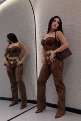 Pantalon Cow Cafe