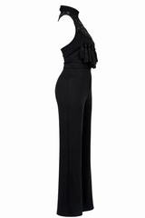 Romper Negro Con Lentejuela