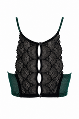 Bralette Verde Metálico