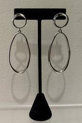 Aretes Silver Oval