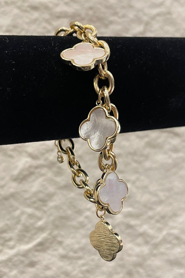 Pulsera Dupe Van Cleef Golden