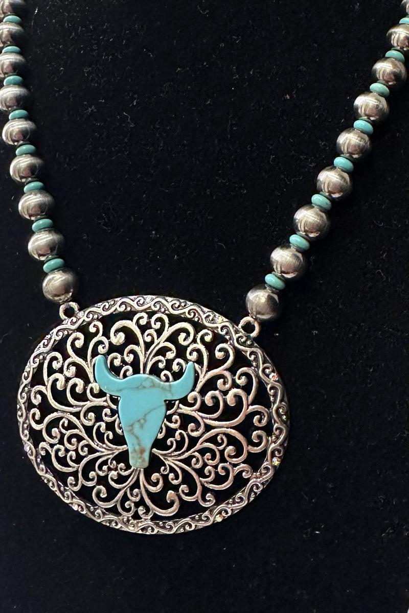 Collar Turquoise Bull