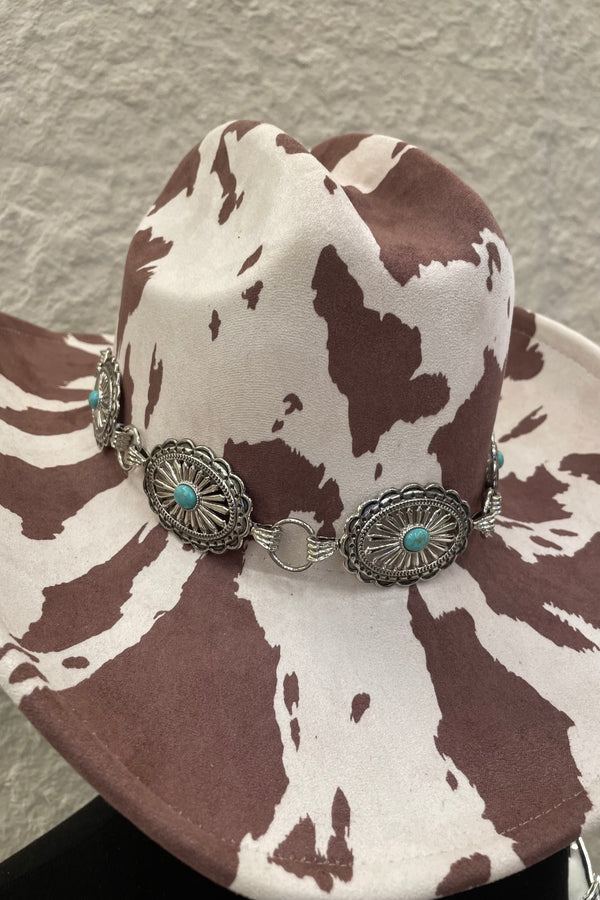 Sombrero Print Cow