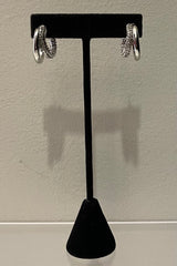 Aretes Double Ring Silver