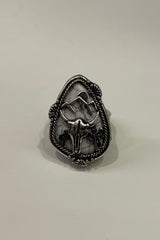Anillo Cow Marble