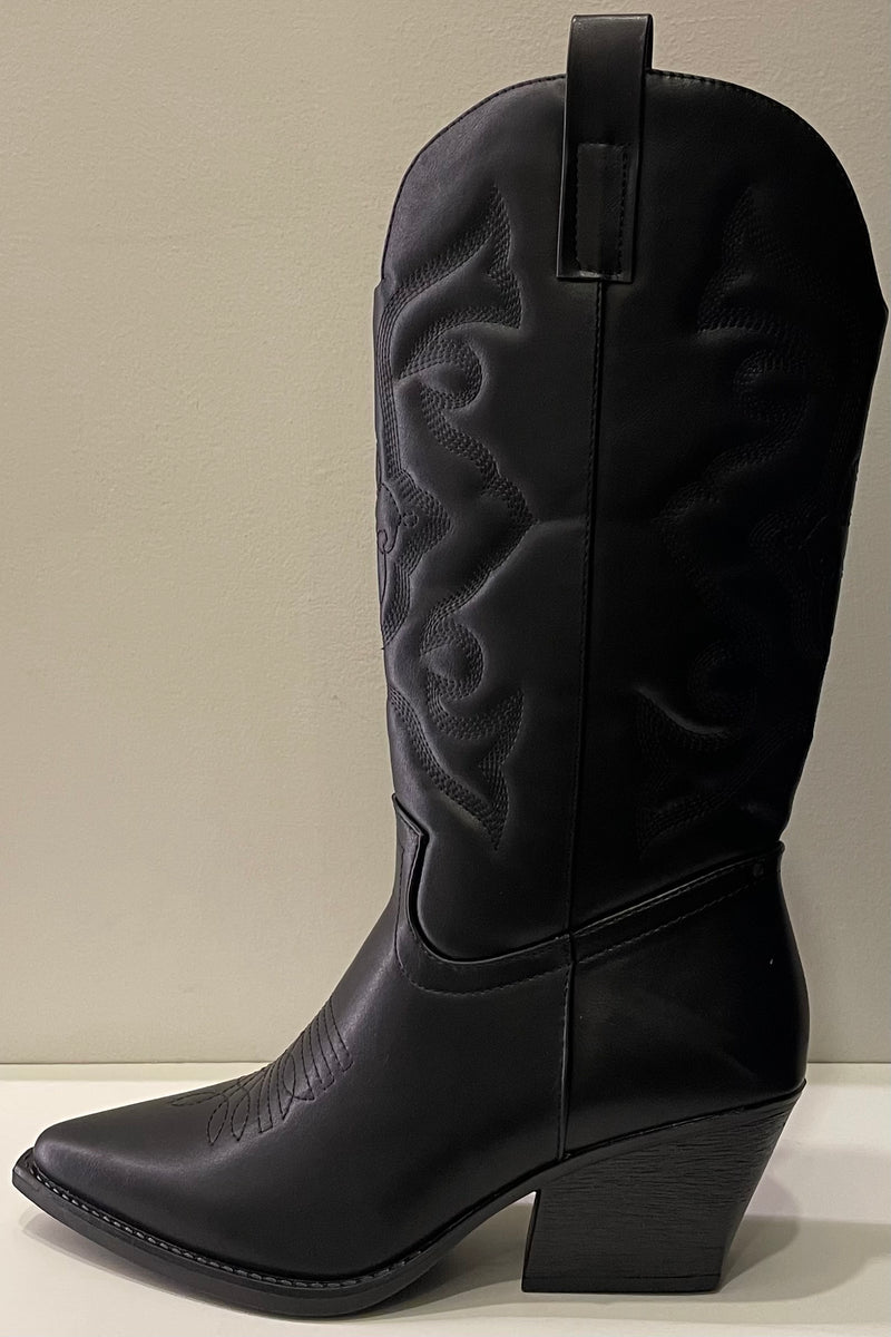 Bota Cowboy Negra