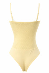 Pantiblusa Encaje Corset Amarillo