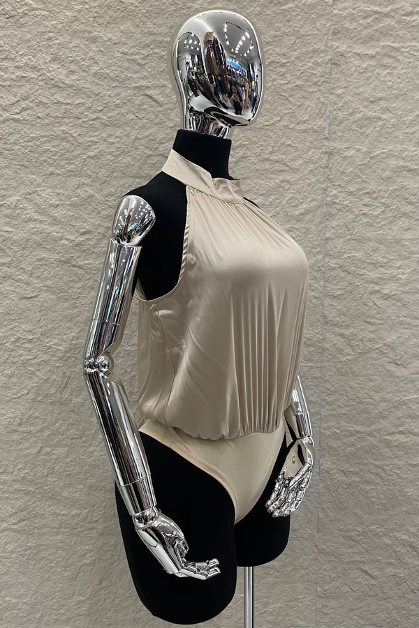 Pantiblusa Satinada Olgada Beige