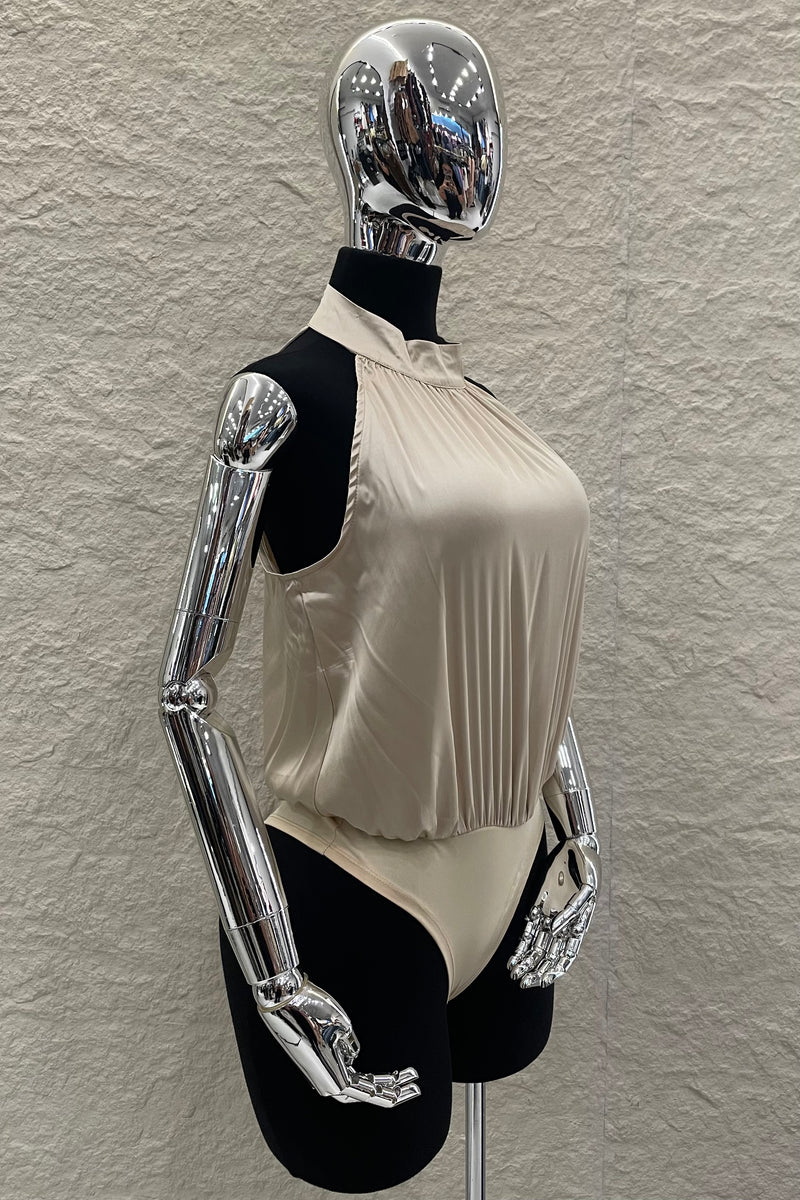 Pantiblusa Satinada Olgada Beige