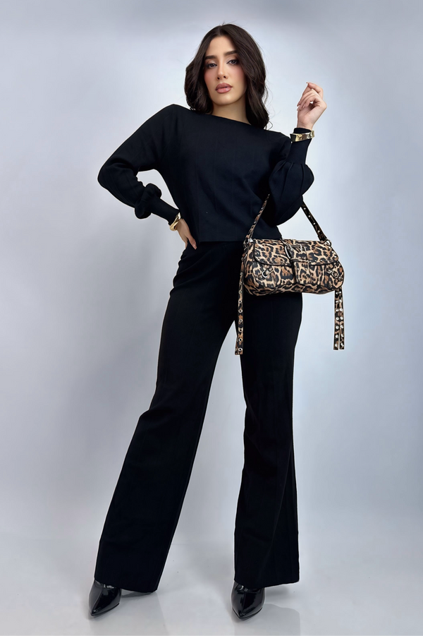 Set de Pant y Sweater Negro