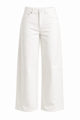 Pantalon Rhinestone Wide Leg Ivory