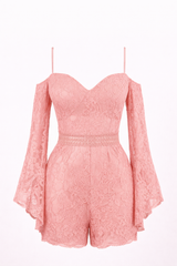 Jumper Off Shoulder De Encaje
