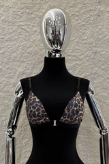 Bralette Liso Triangulo Animal Print