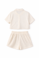 Set Camisa y Short Beige