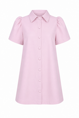Vestido Camisa Rosa