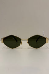 Lentes Dupe Celine Metal Hexagonal