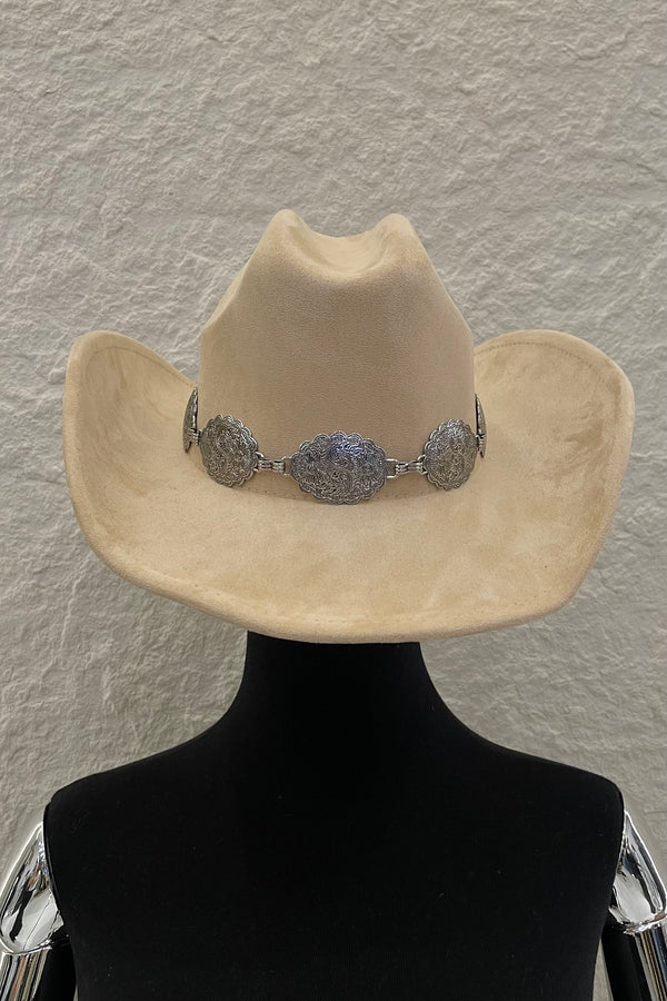 Sombrero Vaquero Hebilla Plata