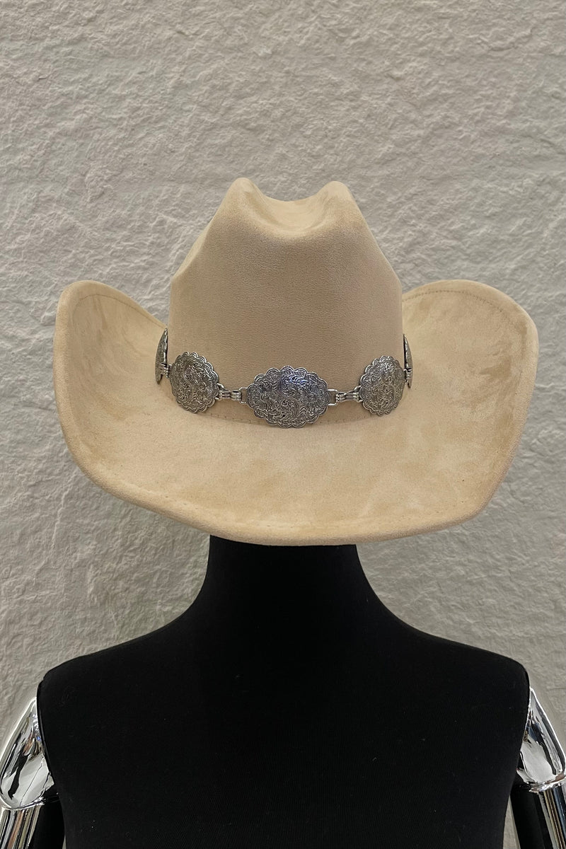Sombrero Vaquero Hebilla Plata