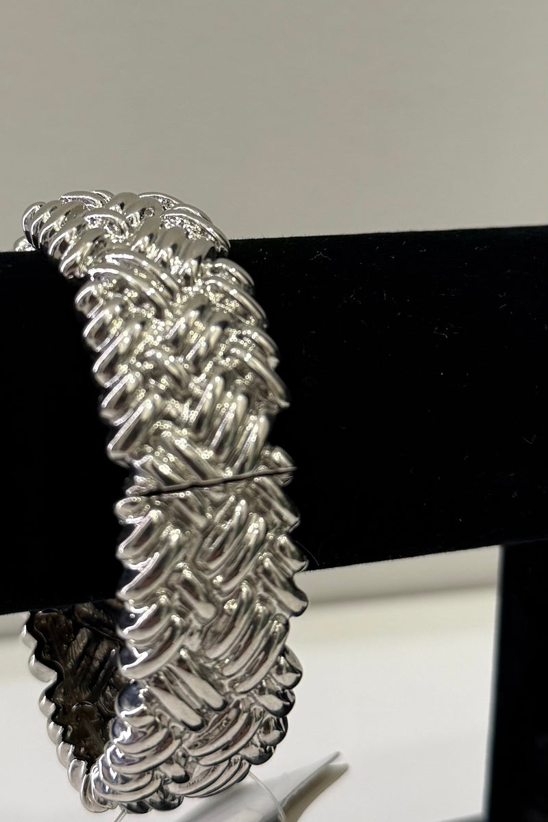 Pulsera Crossed Silver