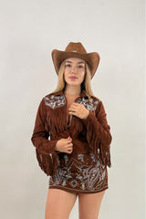 Jacket Cowboy Pedrería Cafe
