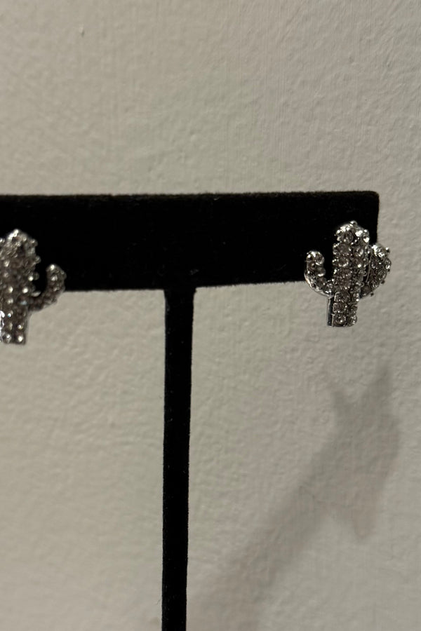 Aretes Cactus Silver