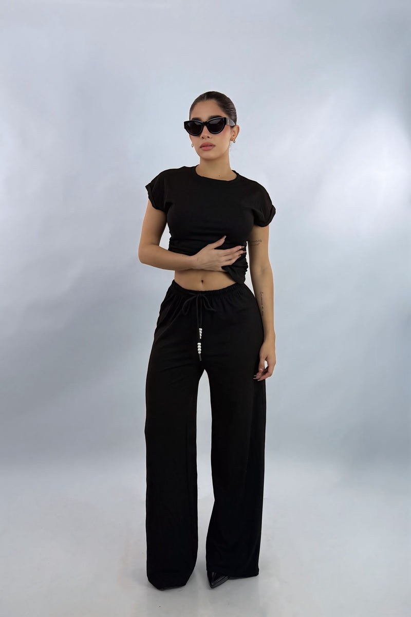 Set Top y Pantalon Negro