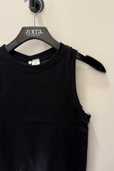 Crop Top Basic Negro