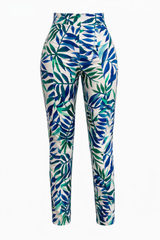 Pantalón Floreado a la Cintura