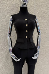 Set Top y Pantalon Negro