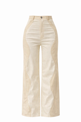 Pantalon Vinipiel Crema