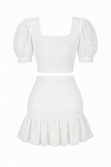 Ivory Garden Lace Set