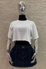 Falda Corta Dark Denim