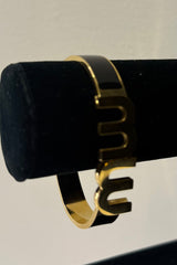 Pulsera Dupe Miu Miu Negro