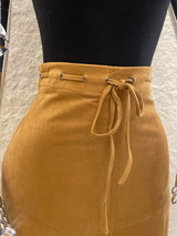 Falda Midi Pana Camel