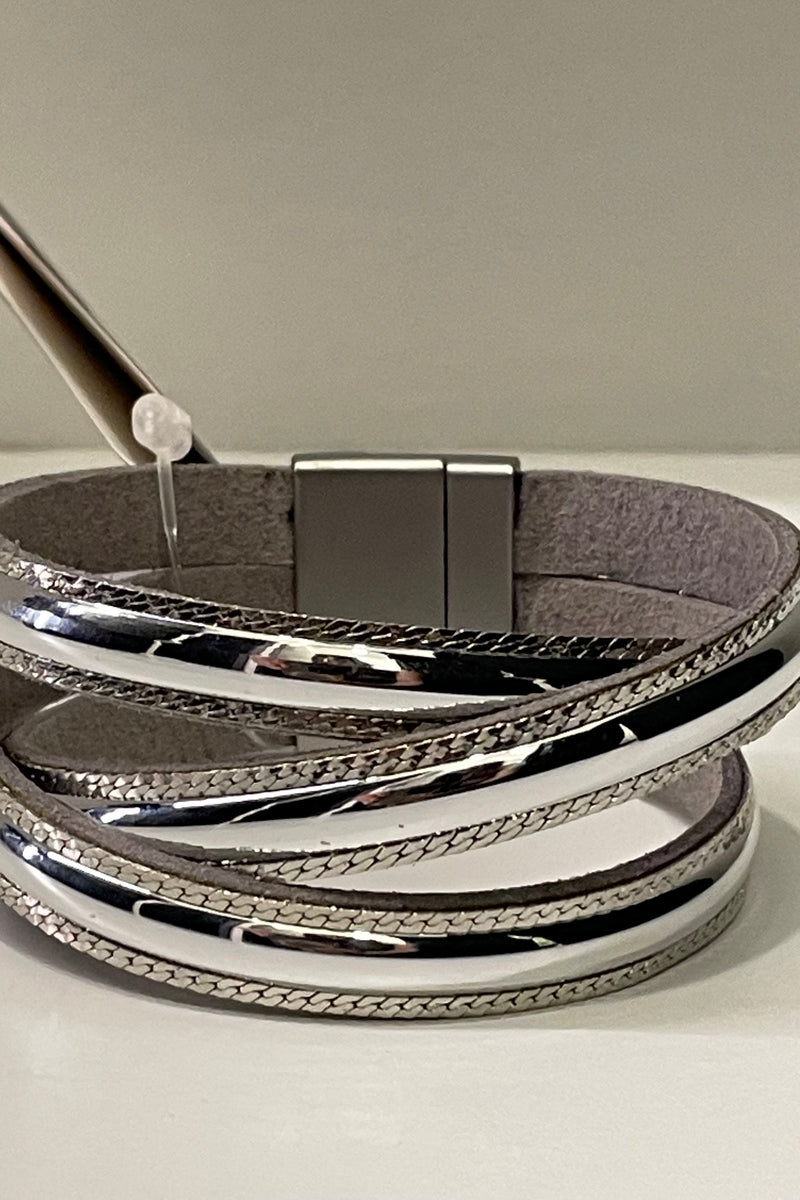 Pulsera Intertwined Silver