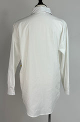 Camisa Blanca Oversize Corbata Dupe Channel