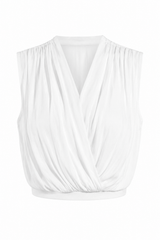 Blusa White Drape