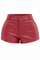 Short Wine Leather
