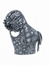 Top Blue Bandana