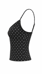 Blusa Basic Polka Negro