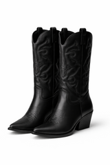 Bota Cowboy Negra