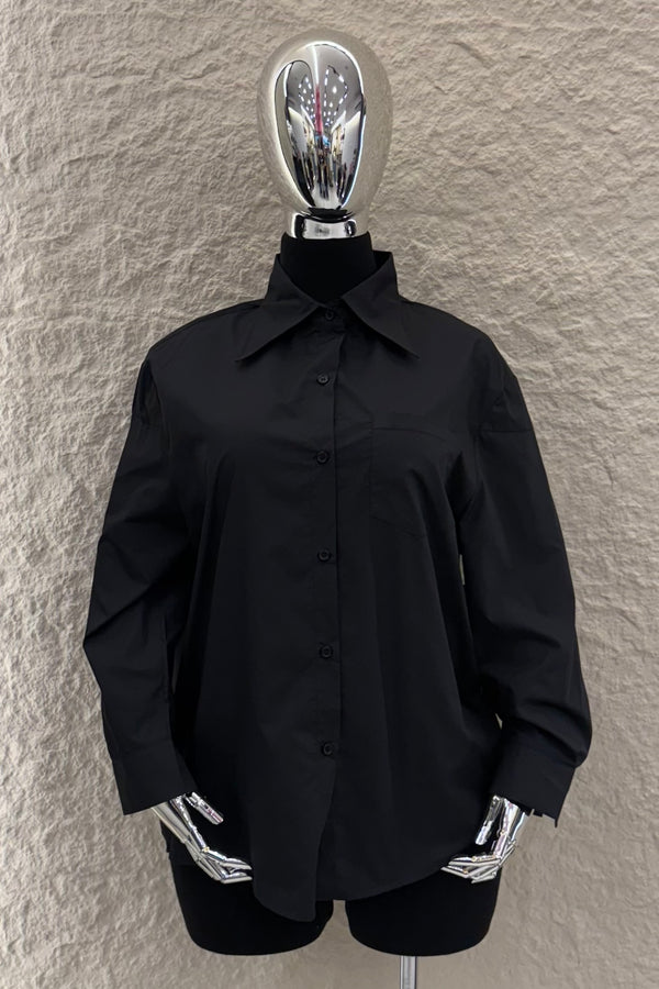 Camisa Manga Larga Negra
