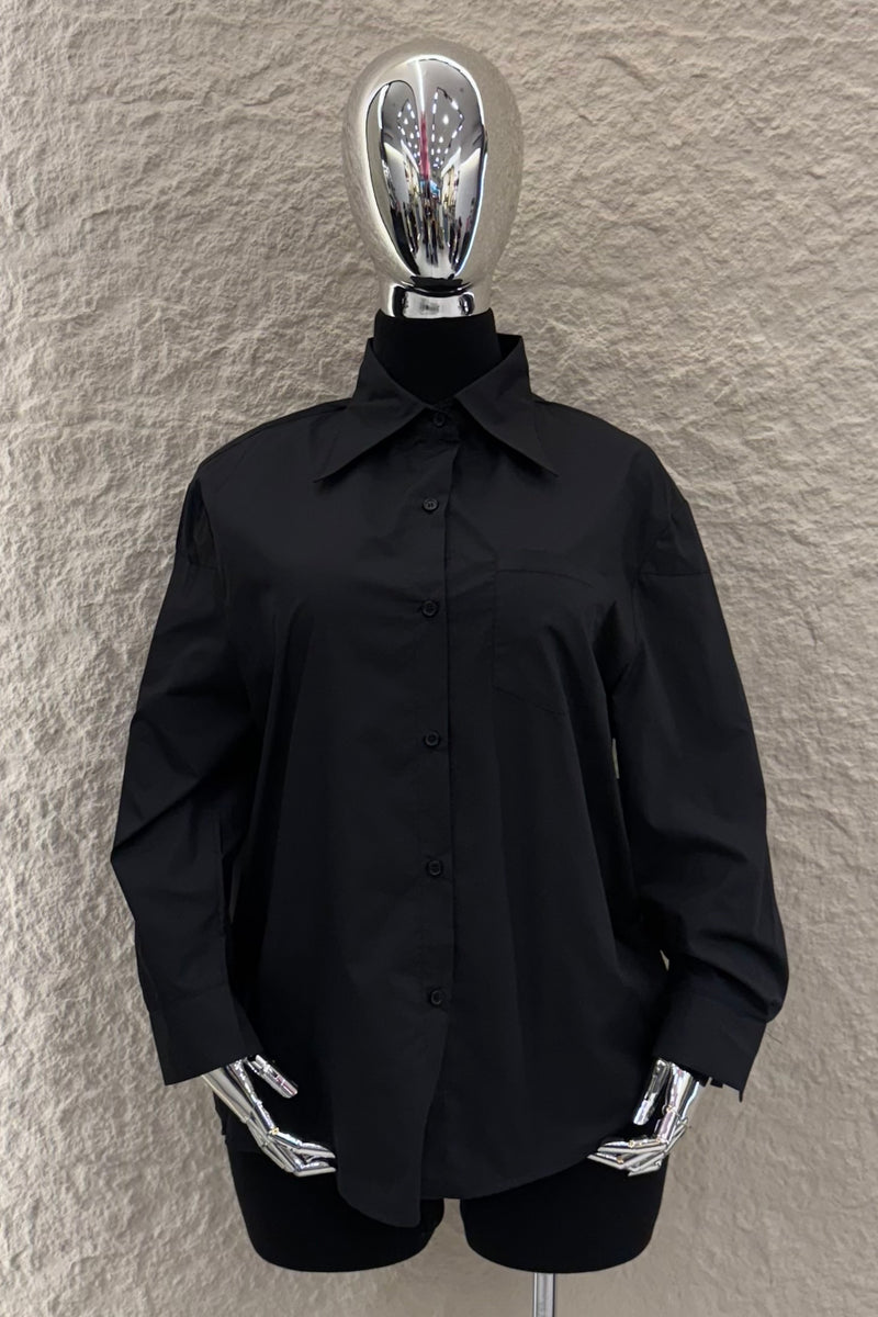 Camisa Manga Larga Negra